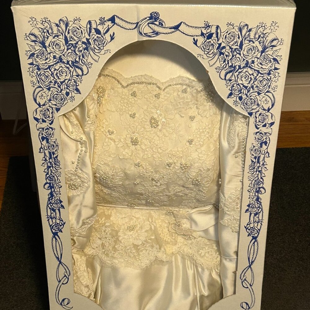 Vintage 1980s Wedding Gown